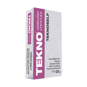 купить Растворная смесь Tekno Teknoself для наливных полов с полимерными волокнами 25 кг.