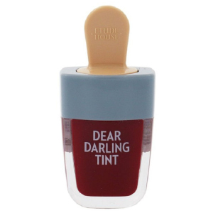 Увлажняющий гелевый тинт для губ Etude House Dear Darling Water Gel Tint Ice Cream PK004 Red Bean Red 4.5 г (8809667985260) ТОП в Днепре