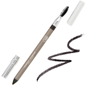 Водостійкий олівець для брів Eye Care лінія Eye Make Up призначений для корекції форми та кольору брів темно-сірий 1.2 г (3532662000359) краща модель в Дніпрі