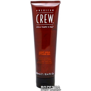 Гель American Crew Light Hold Styling Gel для слабой фиксации волос 250 мл (669316076057) в Днепре