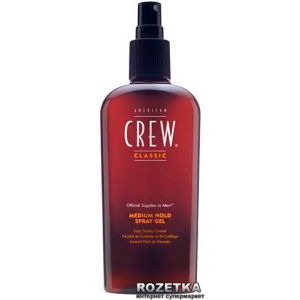 Спрей-гель для волосся American Crew Medium Hold Spray Gel середньої фіксації 250 мл (738678151846) ТОП в Дніпрі