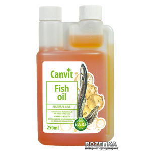 Комплекс Омега-3 жирных кислот Canvit Fish Oil для собак 250 мл (can57277)