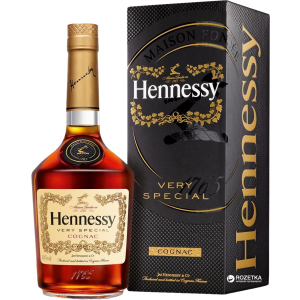 Коньяк Hennessy VS 4 года выдержки 0.5 л 40% в подарочной упаковке (3245995817111_3245990287407)