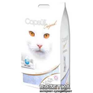 Наполнитель для кошачьего туалета Capsull Original Кварцевый впитывающий 1.8 кг (3.8 л) (3661726030053) лучшая модель в Днепре