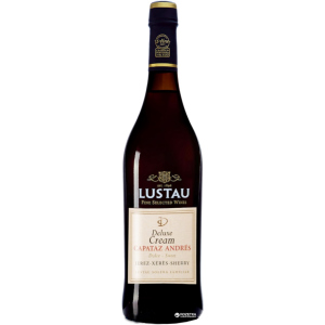 Вино Emilio Lustau Luxe Cream Capataz Andres Sherry біле солодке 0.75 л 20% (8412325000337) надійний