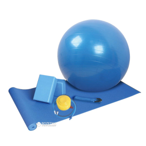 Набір для йоги LiveUp Training Set Blue (LS3243) краща модель в Дніпрі