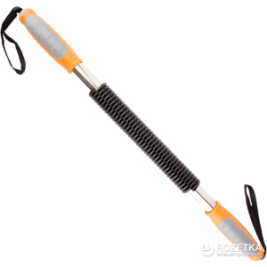 Эспандер LiveUp Power Twister пружинный Black-Orange (LS3161B) ТОП в Днепре