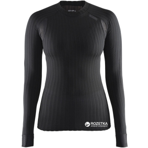 Жіноча футболка з довгим рукавом Craft Active Extreme 2.0 CN LS Woman 1904491-9999 S Black (7318572622081) краща модель в Дніпрі