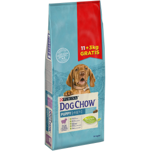 Сухий корм для цуценят Purina Dog Chow Puppy зі смаком ягняти 11+3 кг (7613035369207)