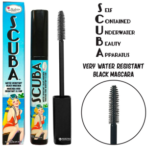 Водостойкая тушь для ресниц TheBalm Scuba Water Resistant Black Mascara 9.8 мл (681619810343) в Днепре