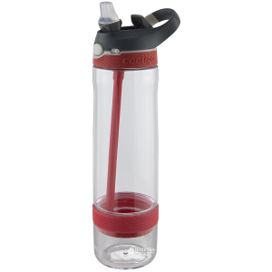 Бутылка для воды Contigo Ashland Infuser Watermelon 760 мл Красная/Серая (72912) лучшая модель в Днепре