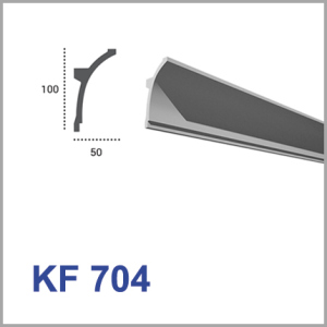 Карниз для прихованого освітлення Tesori KF 704 200см краща модель в Дніпрі