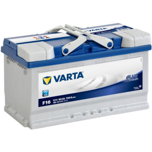 Автомобільний акумулятор Varta Blue Dynamic 80Ah Єв (-/+) F16 (740EN) (580400074) в Дніпрі