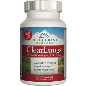 Натуральна добавка Ridgecrest Herbals Clear Lungs 120 гелевих капсул (355724001360) краща модель в Дніпрі