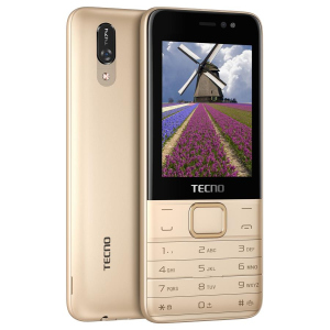 Мобильный телефон Tecno T474 Dual Sim Champagne Gold лучшая модель в Днепре