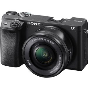 хороша модель Фотоапарат Sony Alpha a6400 PZ 16-50mm F3.5-5.6 OSS (SELP1650) Black Офіційна гарантія! (ILCE6400LB.CEC)
