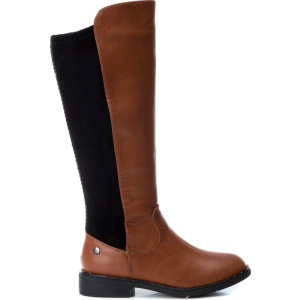 Чоботи XTI PU Combined Ladies Boots 48481 36 22 см Пісочні (8434739187909) краща модель в Дніпрі