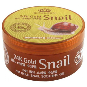 Гель с муцином улитки Royal Skin 24K Gold Snail Soothing Gel 300 мл (8809383001824)