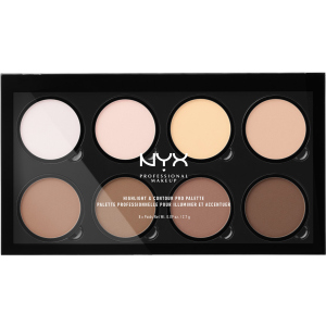 Палетка для контурирования NYX Professional Makeup Highlight & Contour Pro Palette 21.6 г (800897836245)