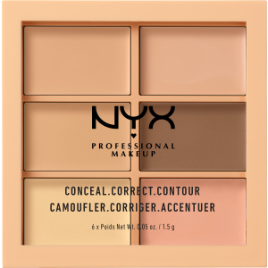 Палетка кремових консилерів NYX Professional Makeup 3C Palette - Conceal, Correct, Contour 01 Light 9 г (800897831479) краща модель в Дніпрі