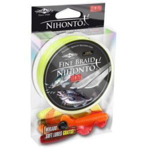 Шнур Mikado Nihonto Fine Braid 150 м 0.12 мм 8.80 кг Fluo (Z19F-012) краща модель в Дніпрі