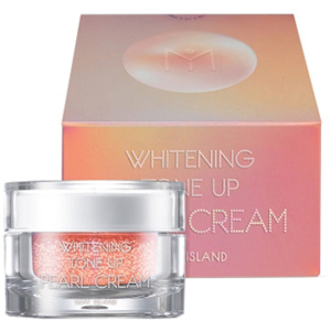 Крем, що освітлює, з перловою пудрою May Island Whitening Tone Up Pearl Cream 50 г (8809515400150) краща модель в Дніпрі