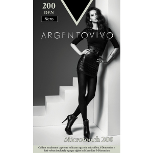 Колготки Argentovivo Microtouch 200 Den 3 р. Nero (8051403079096) ТОП в Дніпрі