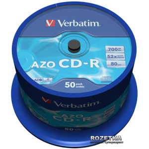 Verbatim CD-R 700Mb 52x Cryst Cake 50 (43343)