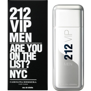 Туалетная вода для мужчин Carolina Herrera 212 VIP Men 50 мл (8411061869253/8411061723777) в Днепре