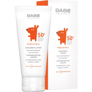 Дитячий сонцезахисний лосьйон BABE Laboratorios SPF 50 100 мл (8437011329400) краща модель в Дніпрі