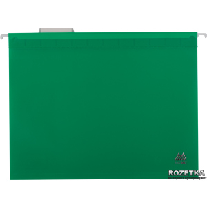 Подвесной файл Buromax А4, пластиковый 12 шт Зеленый (BM.3360-04) лучшая модель в Днепре