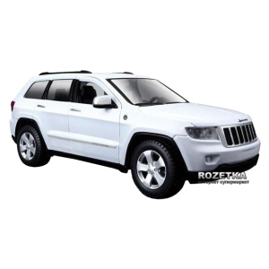 Автомодель Maisto (1:24) 2011 Jeep Grand Cherokee (31205 white) Белый в Днепре