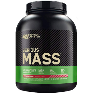 Гейнер Optimum Nutrition Serious Mass 2.72 кг Strawberry (748927023015) надежный