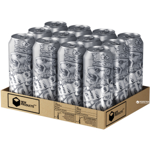Упаковка слабоалкогольного напою King's Bridge Джин Тонік 7% 0.45 л х 12 банок (4820097897002)