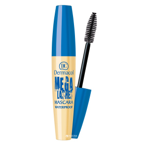 Водостойкая тушь для ресниц Dermacol Make-Up Mega Lashes 13 мл Черная (85957787) в Днепре