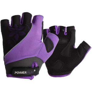 Велоперчатки жіночі PowerPlay 5281D XS Purple (5281D_XS_Purple) краща модель в Дніпрі