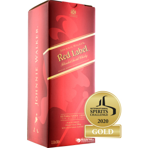 Виски Johnnie Walker Red Label выдержка 4 года 3 л 40% в подарочной упаковке (5000267129785) ТОП в Днепре