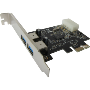 Контролер Dynamode PCI-E-USB 3.0 (2 зовнішні порти) (USB30-PCIE-2) краща модель в Дніпрі