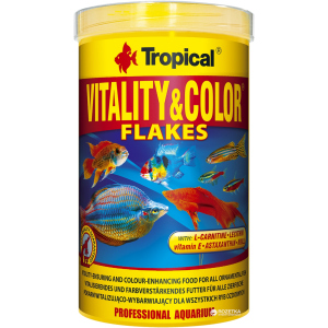 Корм Tropical Vitality Color для акваріумних риб у пластівцях 1 л (5900469771464) рейтинг