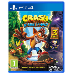 Игра Crash Bandicoot N'sane Trilogy для PS4 (Blu-ray диск, English version) ТОП в Днепре