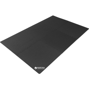 Коврик для тренировок ProSource Exercise Puzzle Mat 12.7 мм Black (PS-2301-pzzl-black) надежный