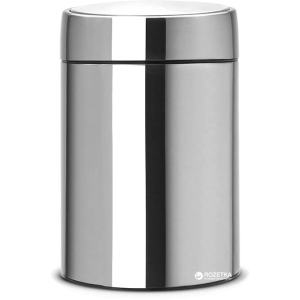 Відро для сміття Brabantia Slide Bin 5 л Matt Steel (477546) краща модель в Дніпрі