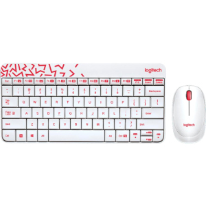 Комплект бездротової Logitech MK240 Nano White RUS (920-008212) в Дніпрі