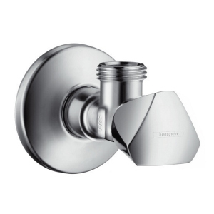 Вентиль кутовий Hansgrohe Е 13903000 1/2 на 1/2 хром (56875)