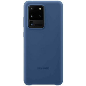 Панель Samsung Silicone Cover Samsung Galaxy S20 Ultra Navy Blue (EF-PG988TNEGRU) ТОП в Дніпрі