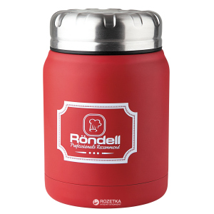 Термос харчовий Rondell Picnic 0.5л Red (RDS-941) краща модель в Дніпрі