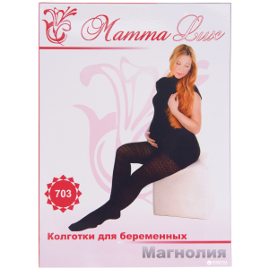 Колготки для беременных Mamma Lux 703 320 Den 4 р Черные (ROZ6205018729) ТОП в Днепре