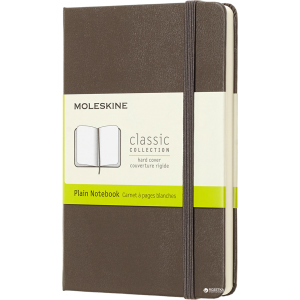 Нотатник Moleskine Classic 9 х 14 см 192 сторінки без линівки Коричневий (8058341715291) краща модель в Дніпрі