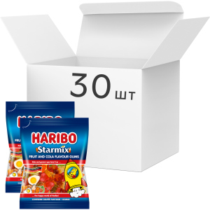 Упаковка цукерок жувальних HARIBO Starmix 80 г х 30 шт (9002975727112) краща модель в Дніпрі