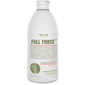 Очищающий шампунь для волос и кожи головы Ollin Professional Ollin Full Force с экстрактом бамбука 300 мл (4620753725614) ТОП в Днепре